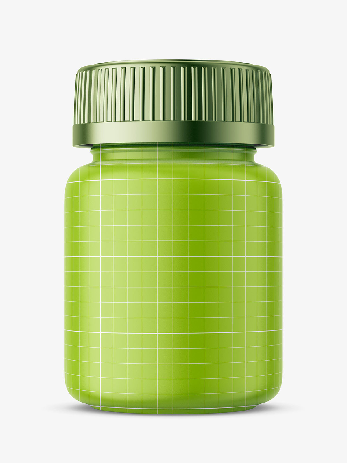 Metallic medical jar mockup Smarty Mockups