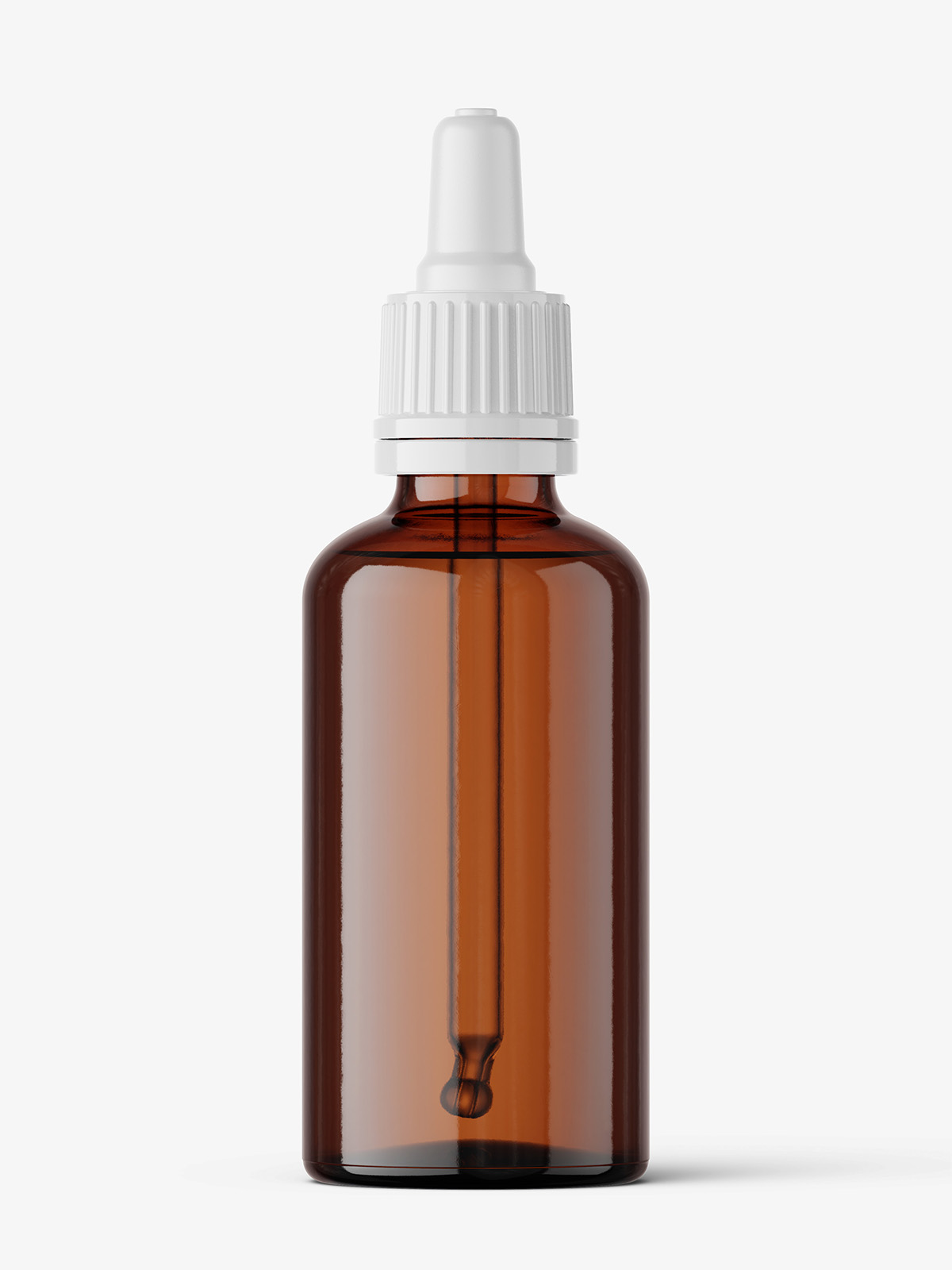 Amber dropper bottle mockup / 50 ml Smarty Mockups
