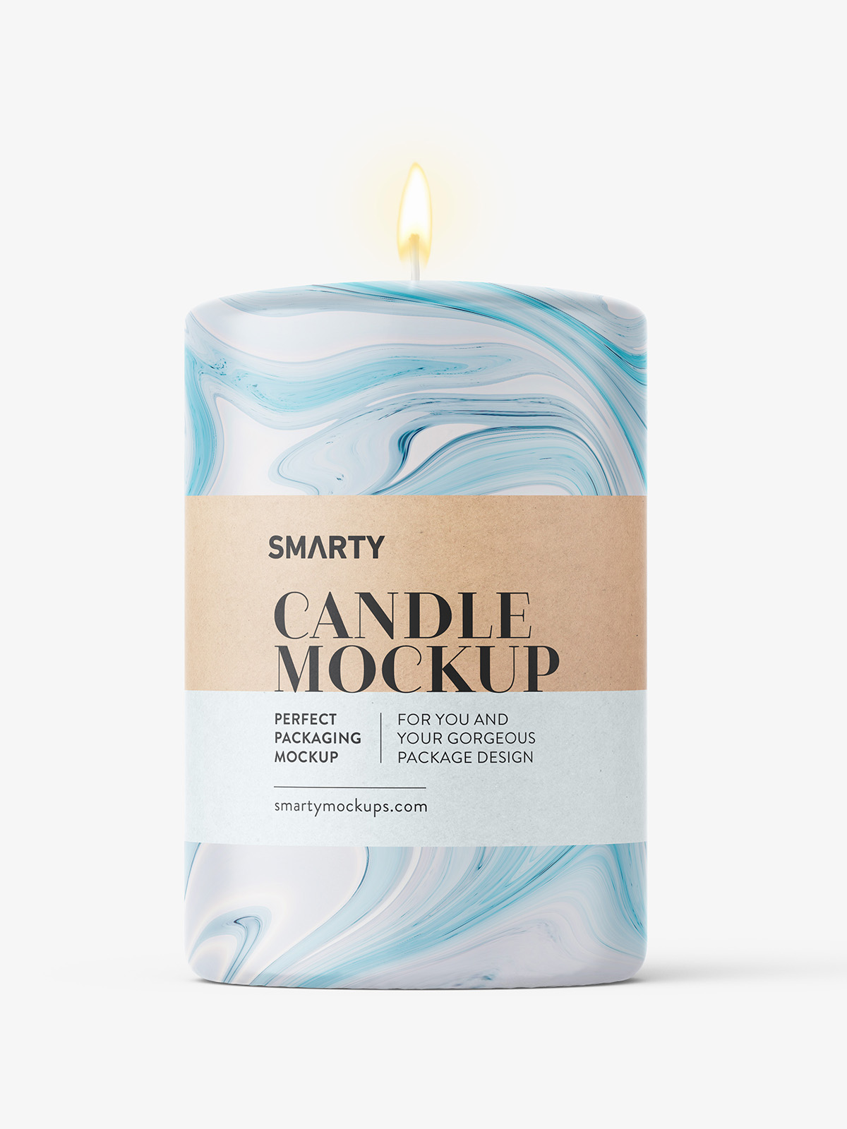 Candle mockup Smarty Mockups