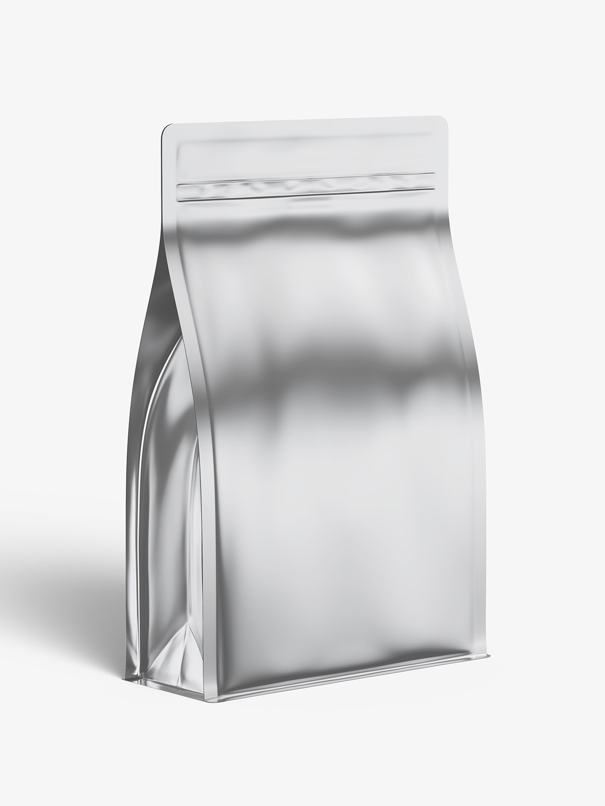 Metallic stand pouch mockup Smarty Mockups