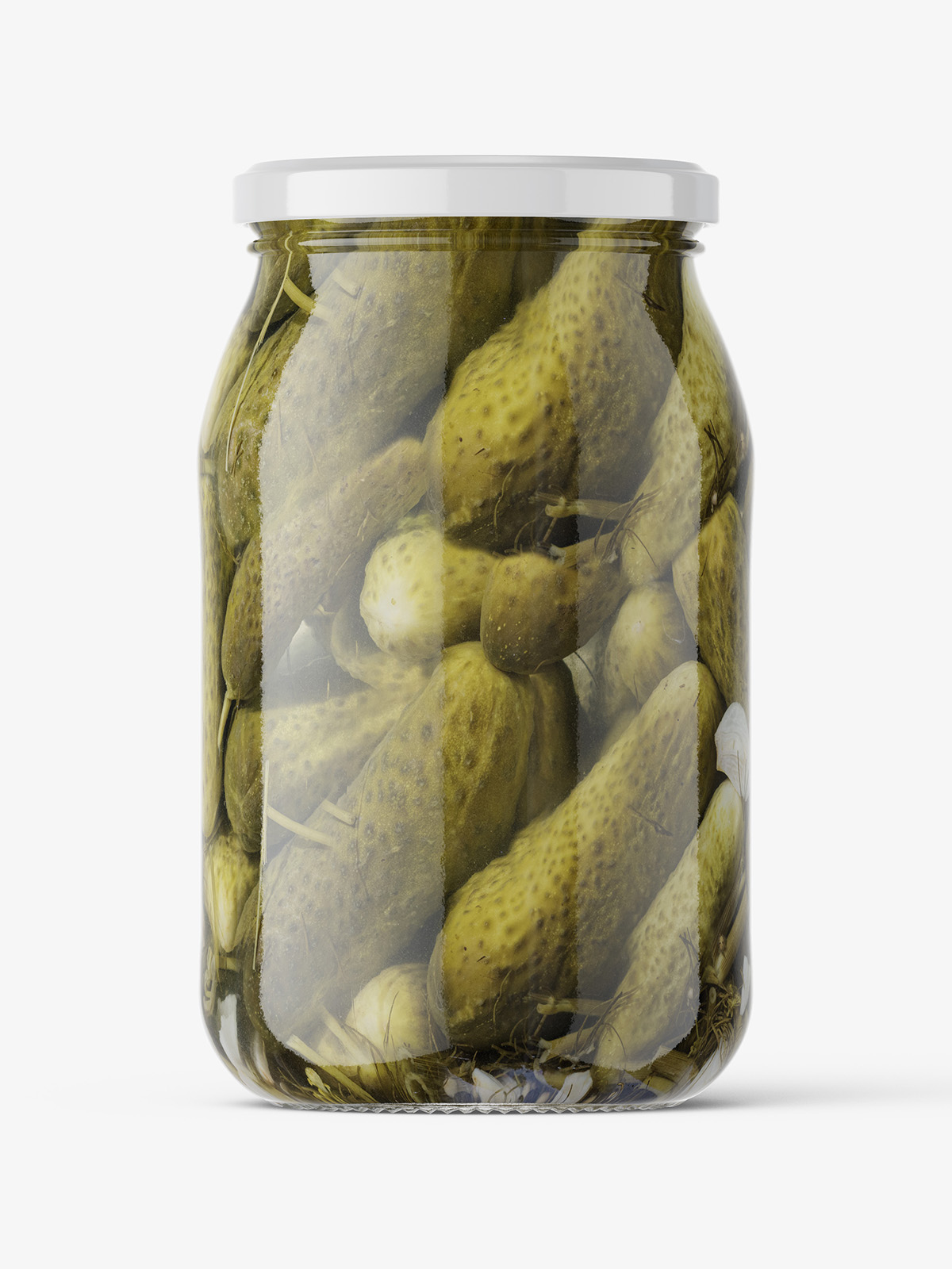 Pickles jar mockup Smarty Mockups