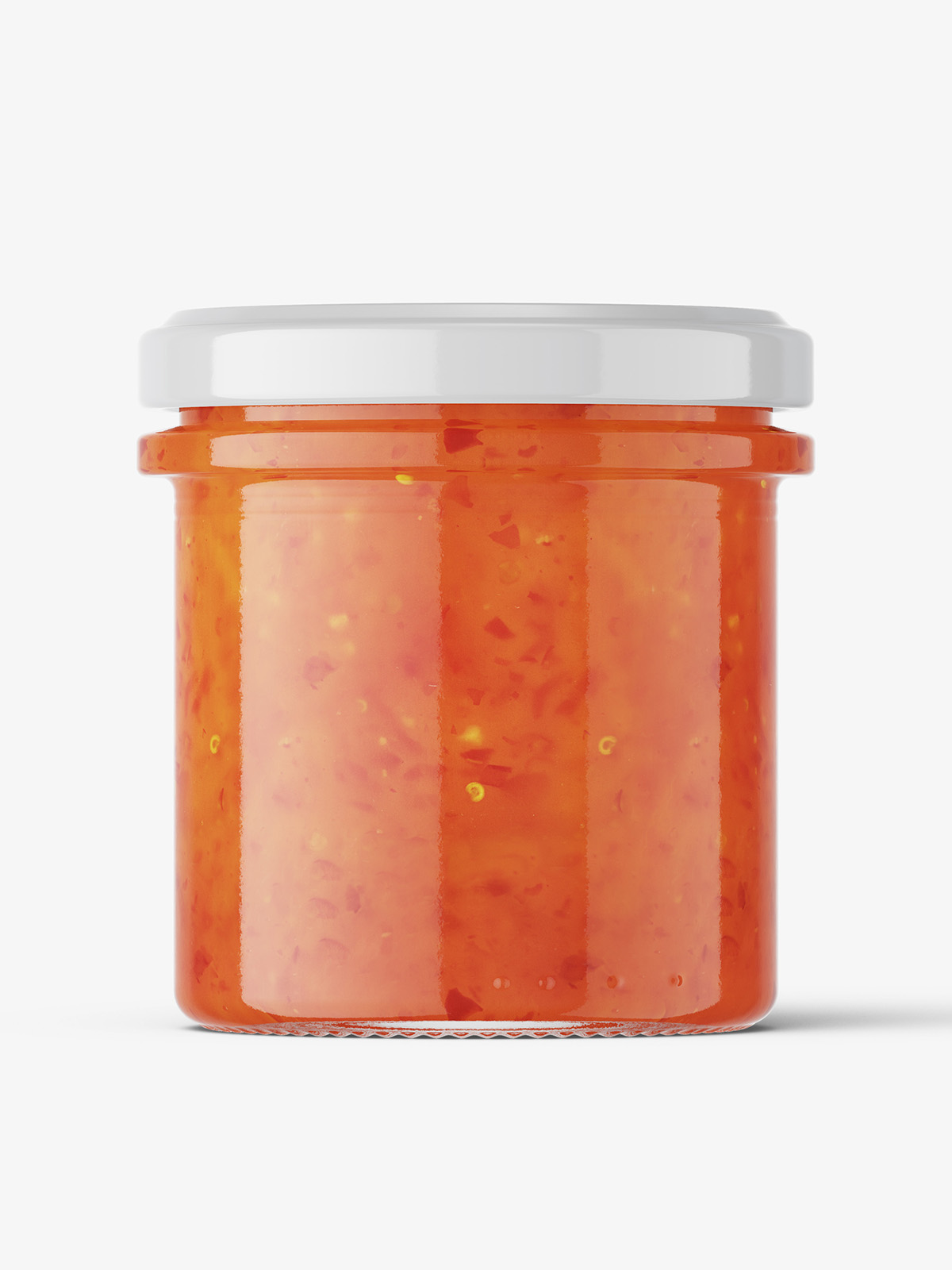 Chili sauce jar mockup Smarty Mockups