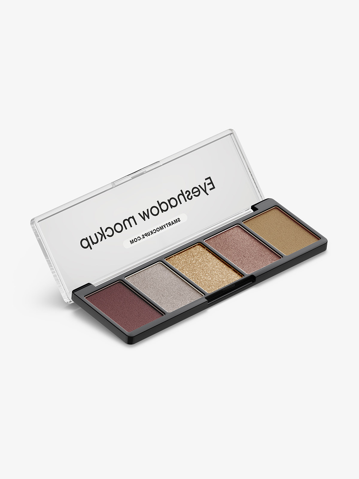 Eyeshadow mockup / 5 colors Smarty Mockups