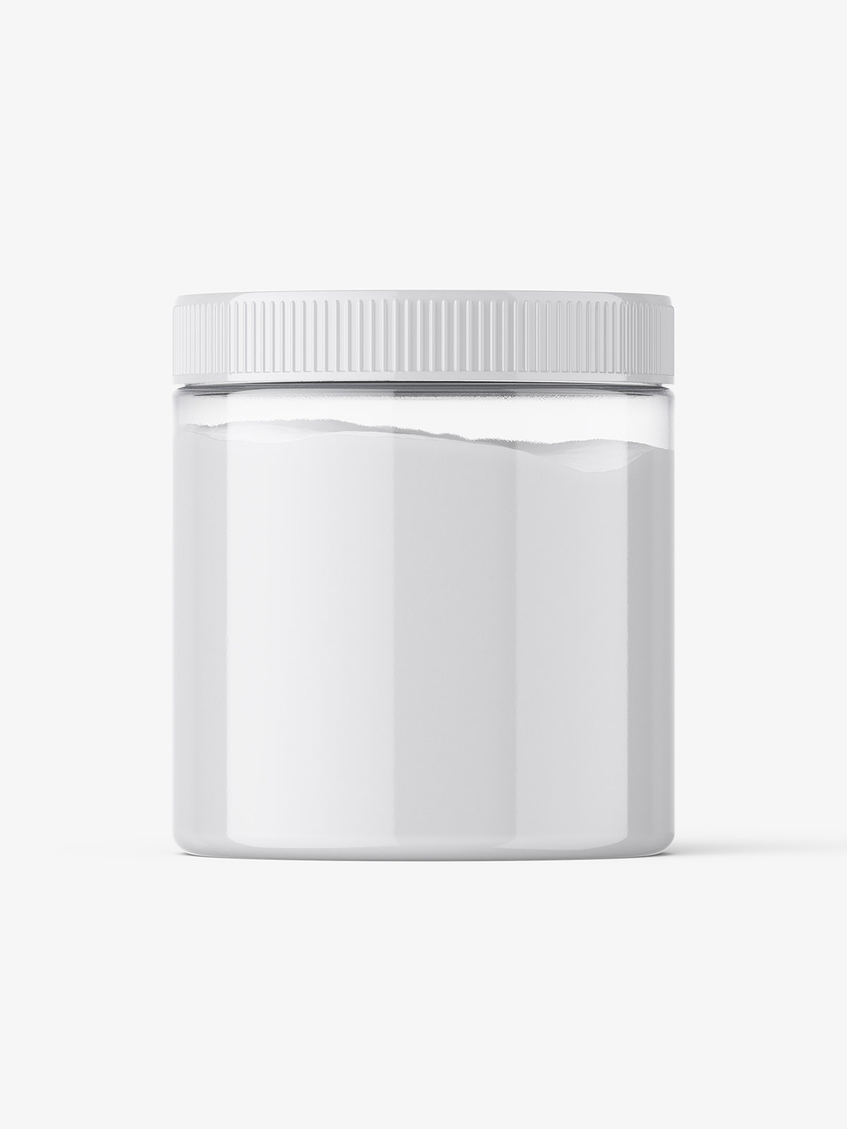 Jar with tampered lid mockup / powder Smarty Mockups