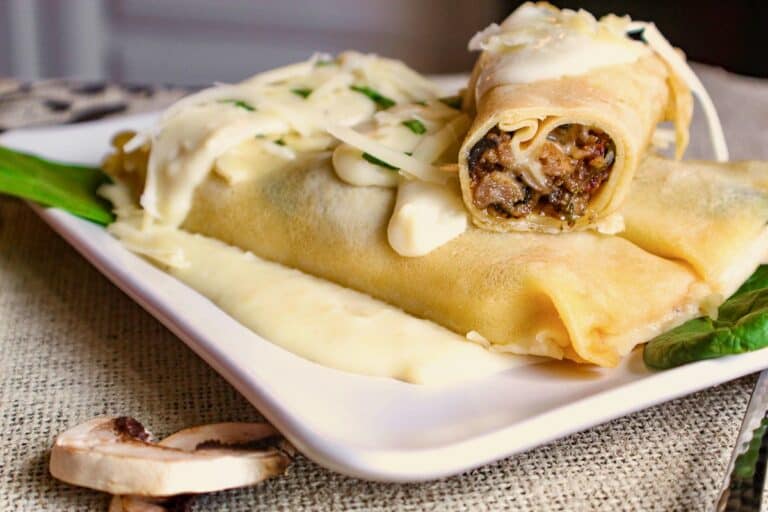 Sausage Crepes SmartyPantsKitchen