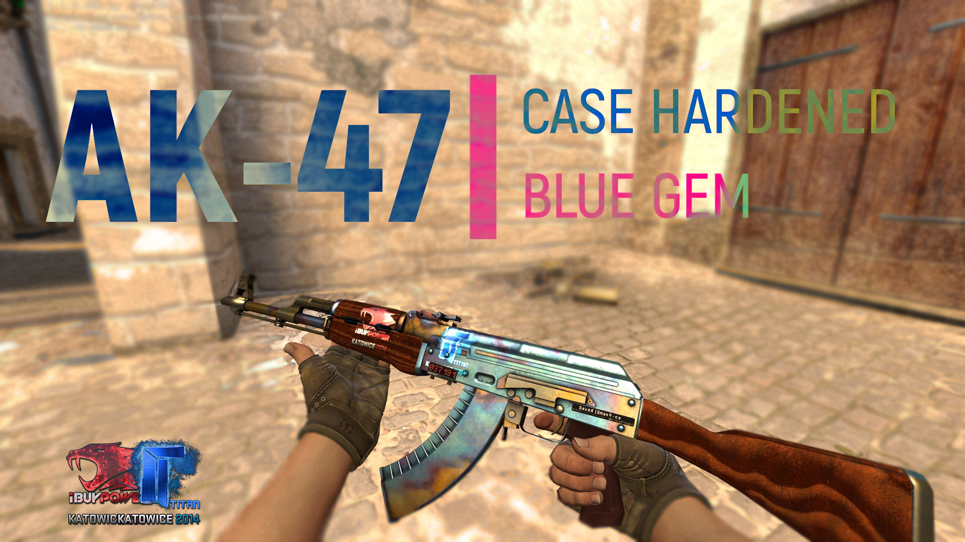 Download StatTrak™ AK47 Case hardened blue gem