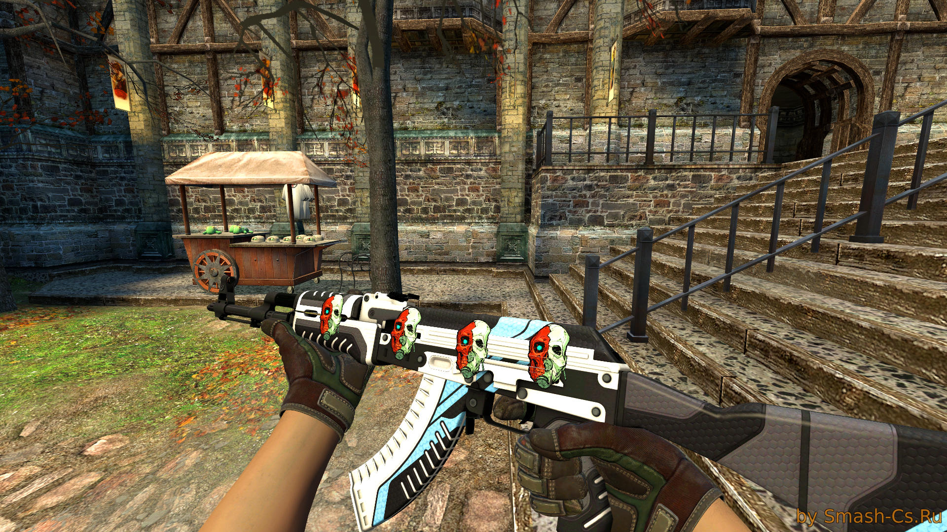 AK47 Vulcan FN Crown (Foil) And Gloves Imperial Plaid BroSkins CSGO