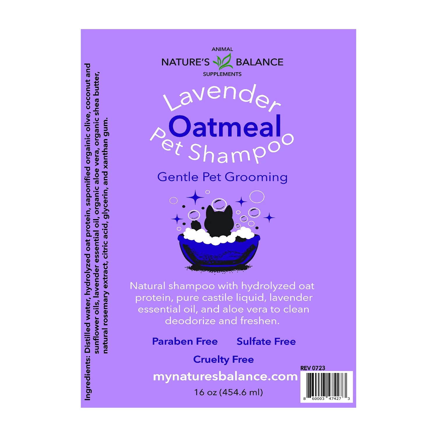 Dog Shampoo Label Smashing Ink Vinyl