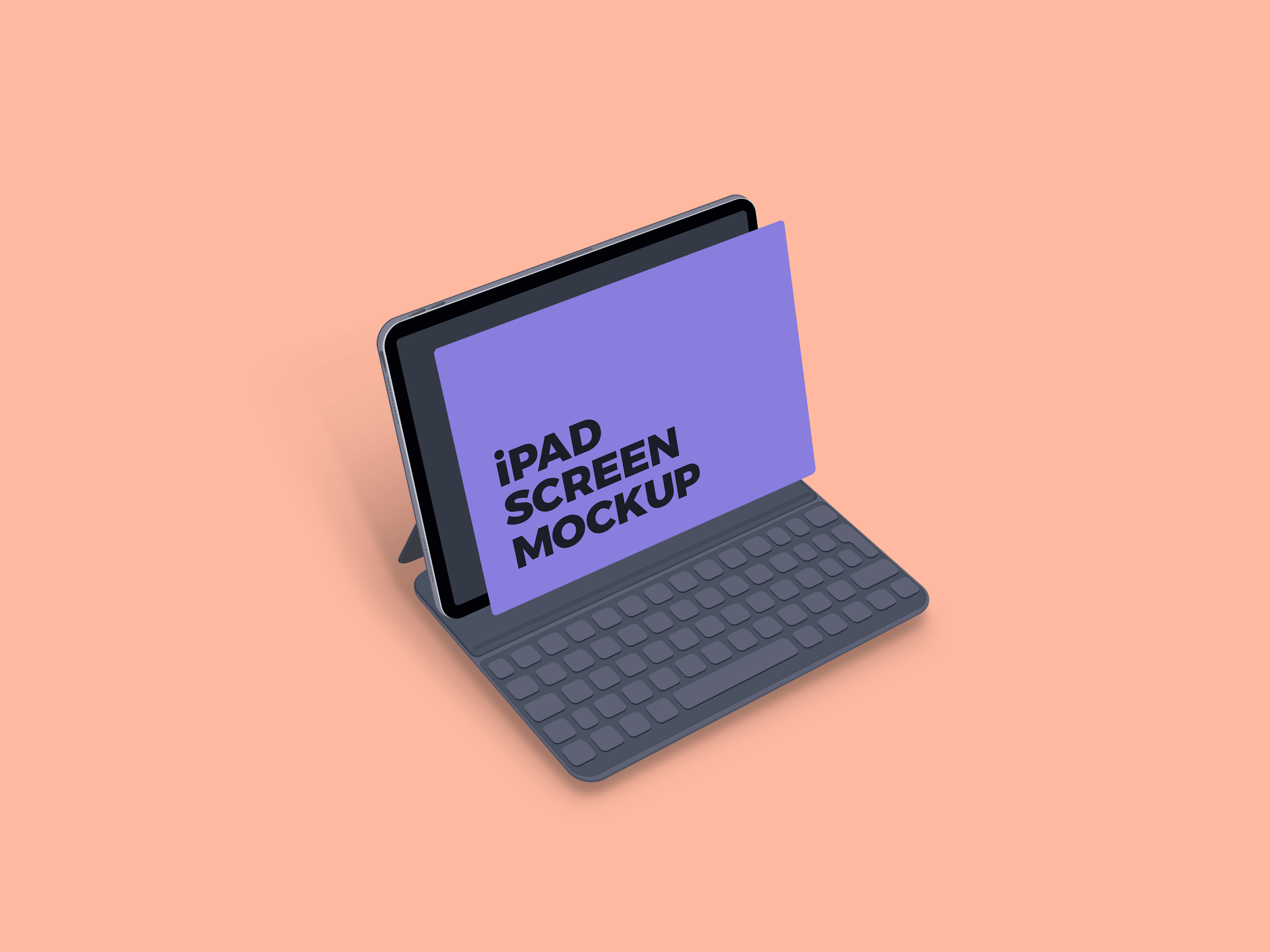 Clean iPad Screen Mockup Smashmockup