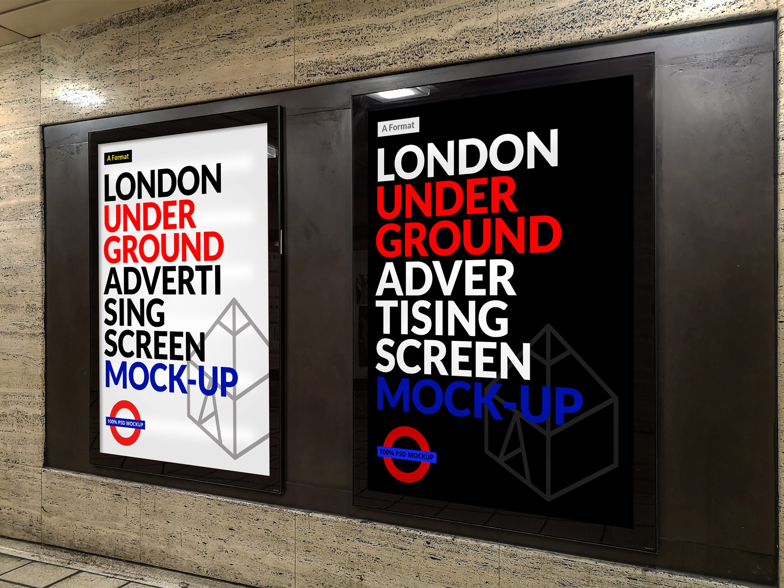 MRT Subway Underground Advertising Mockup Smashmockup