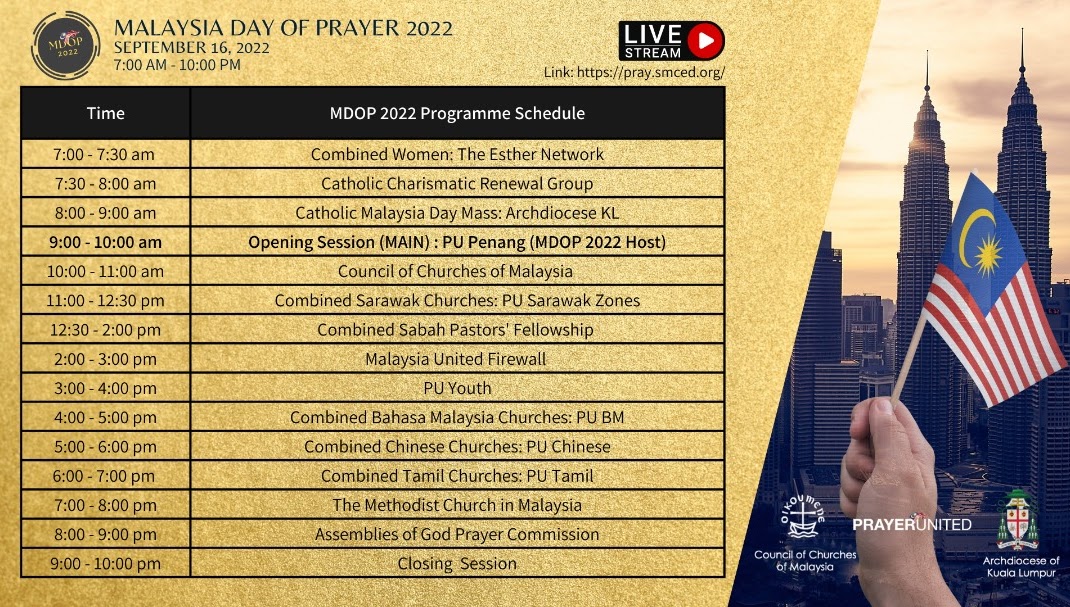 Malaysia Day of Prayer 2022 Sarawak Methodist Church English District
