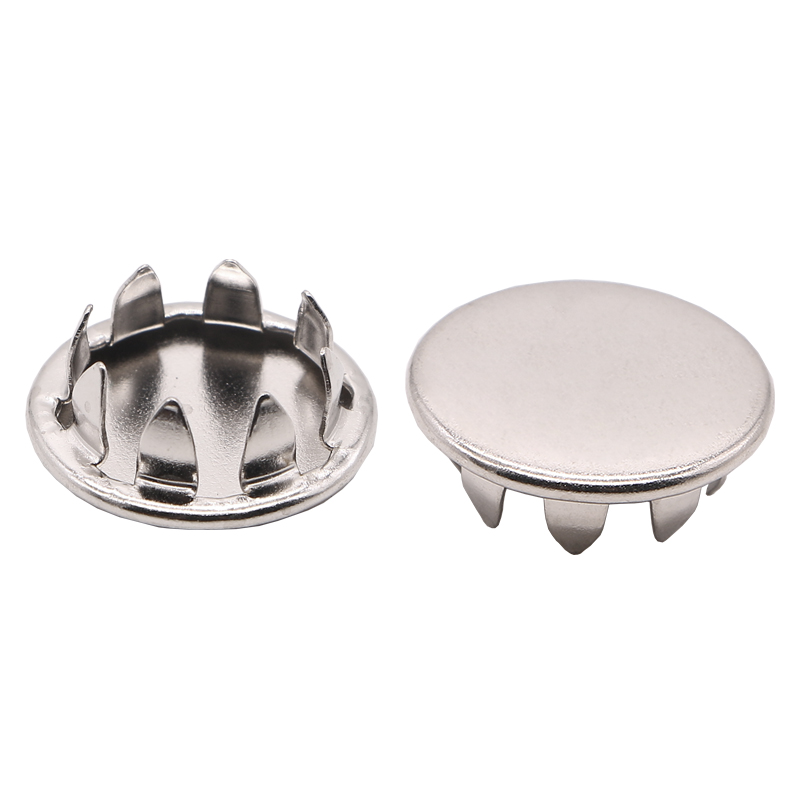 5/8'' Steel Hole Plug Nickel Plated SnapIn Metal Hole Plugs Guangzhou Small Mighty
