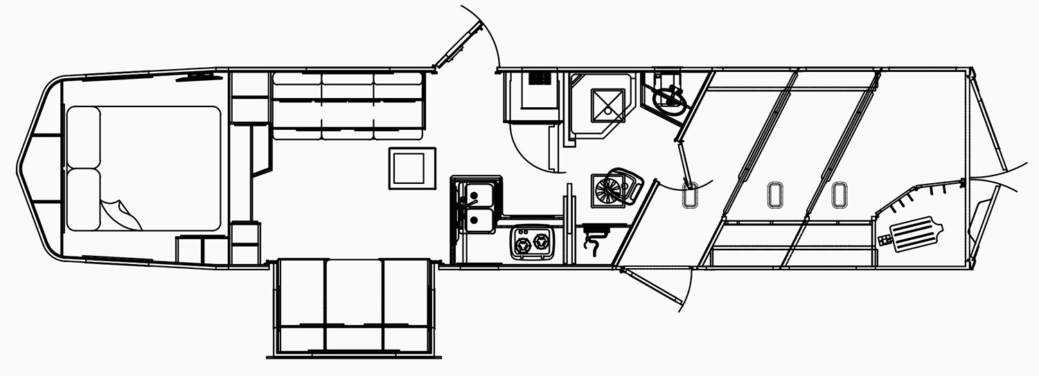 SMC Horse Trailers PROUDLY Made in the USA » SL8X15SRK Laramie Horse