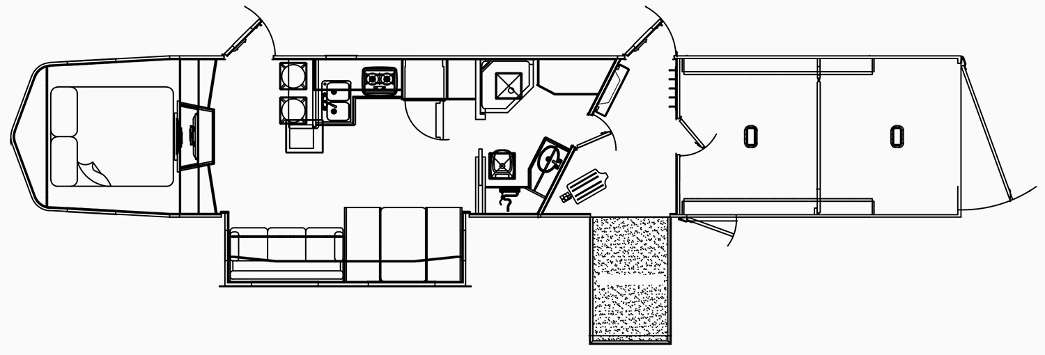 SMC Horse Trailers PROUDLY Made in the USA » SLE8X18SCEB Laramie