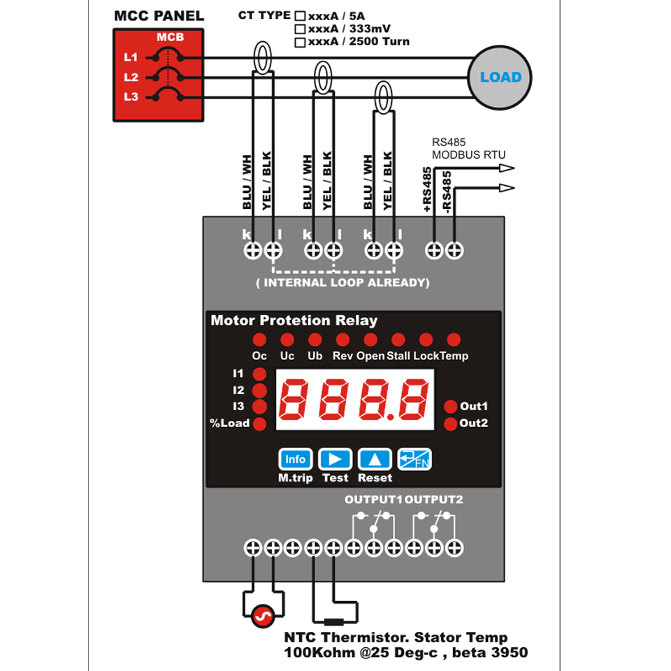 Motor Protection Relay LEOS METER