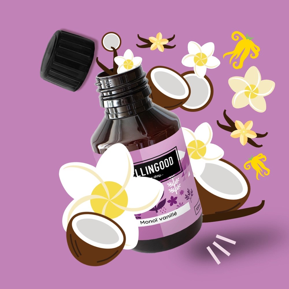 Parfum Monoï Vanillé Matériel pour bougies Smellingood