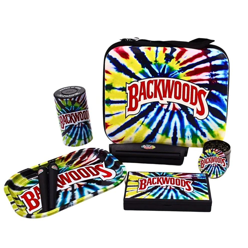 Backwoods Rolling Tray Smoking Set Smell Proof Stuff