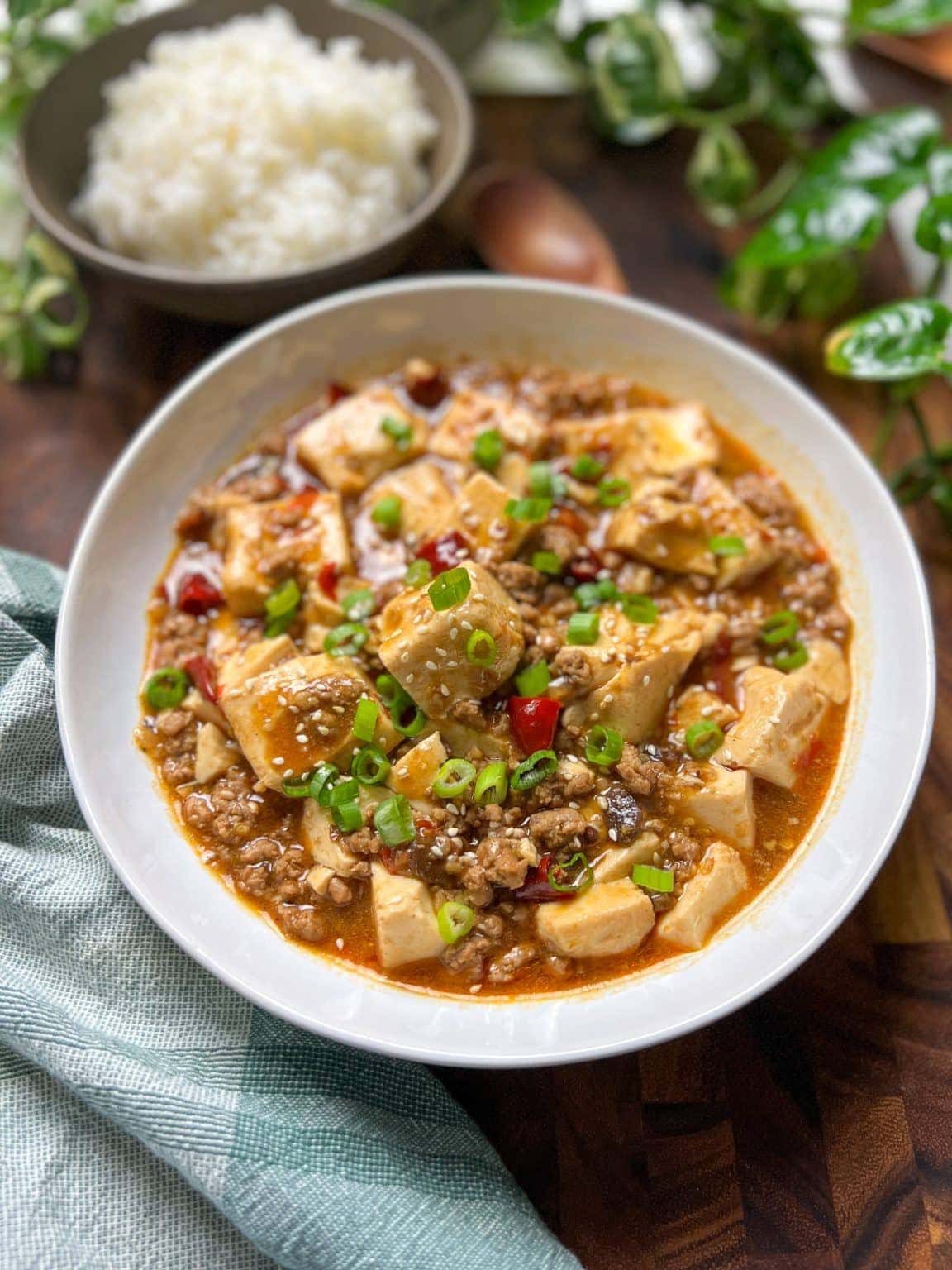 Chinese mapo tofu smelly lunchbox