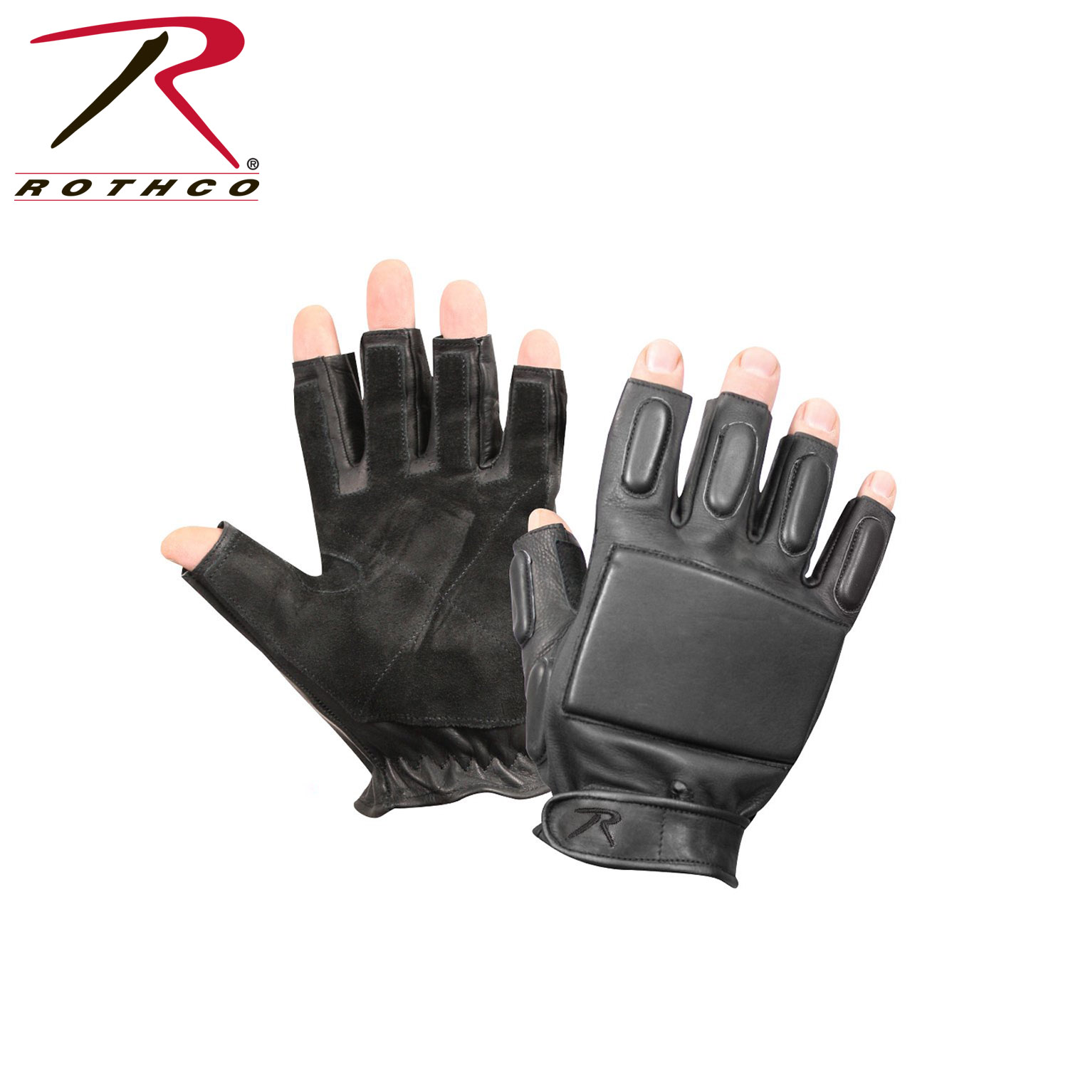 Rothco Tactical Fingerless Rappelling Gloves Smoky Mountain Fire