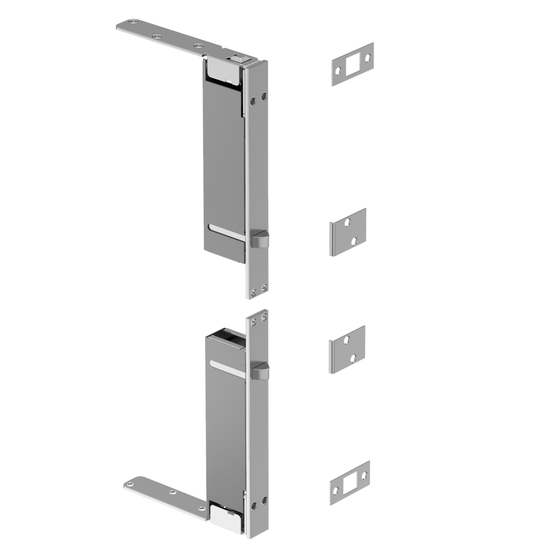 Automatic Flush Bolt For Wood Doors Standard Metal