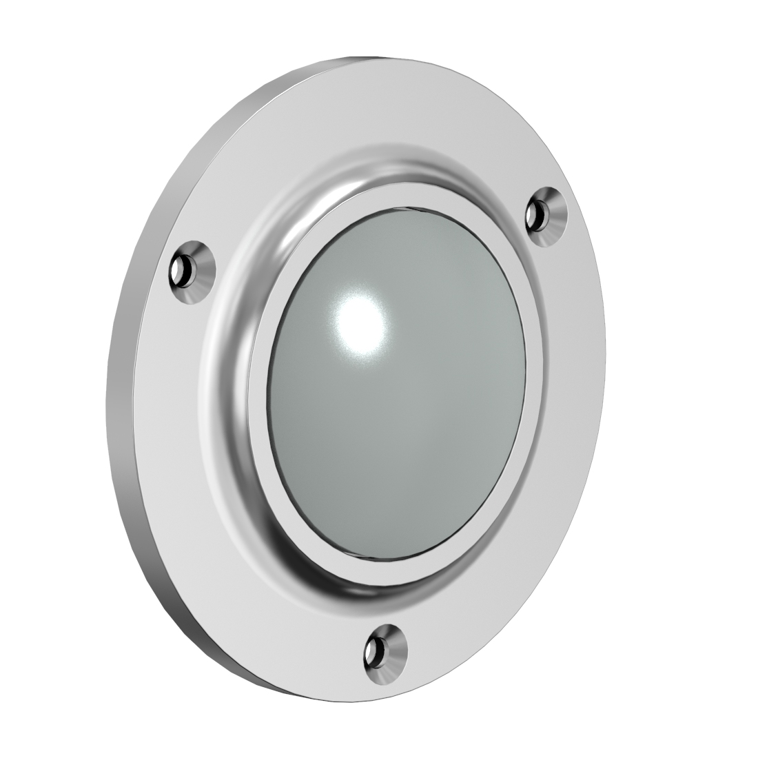 4" Large Wall Stop Standard Metal