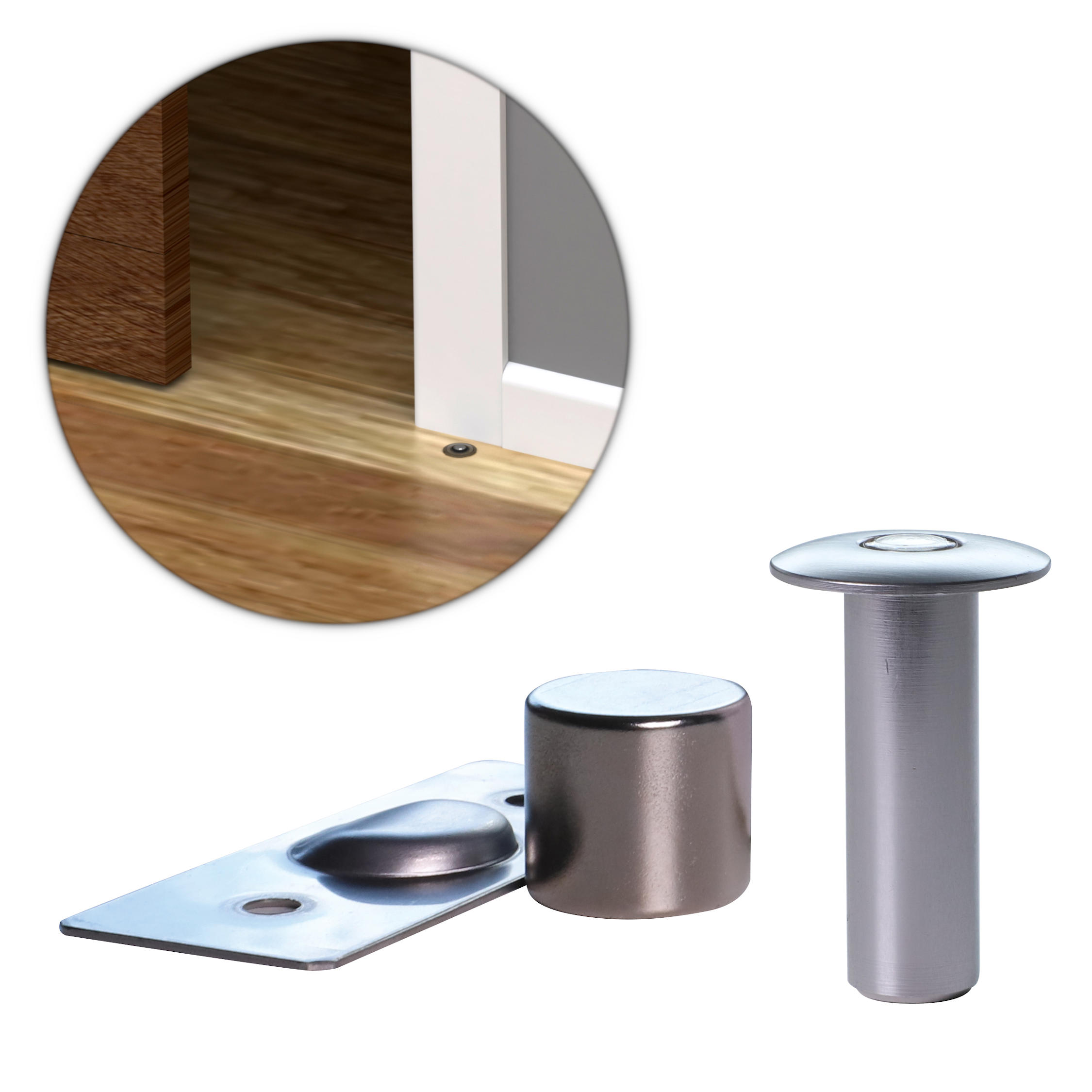 Fantom Barn Door Stop Standard Metal