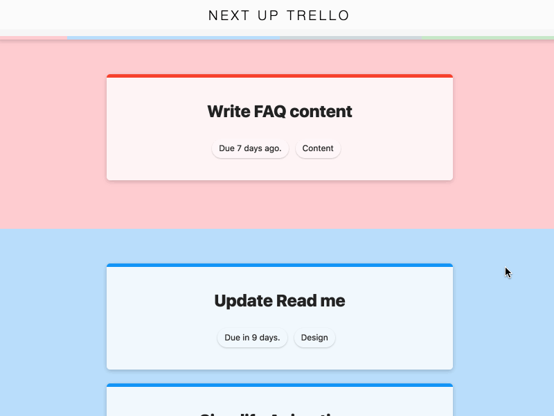 Next Up Trello