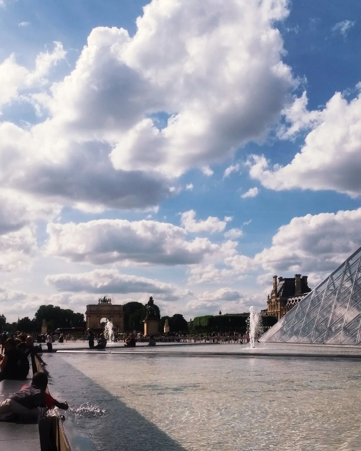 Courtyard of the Louvre