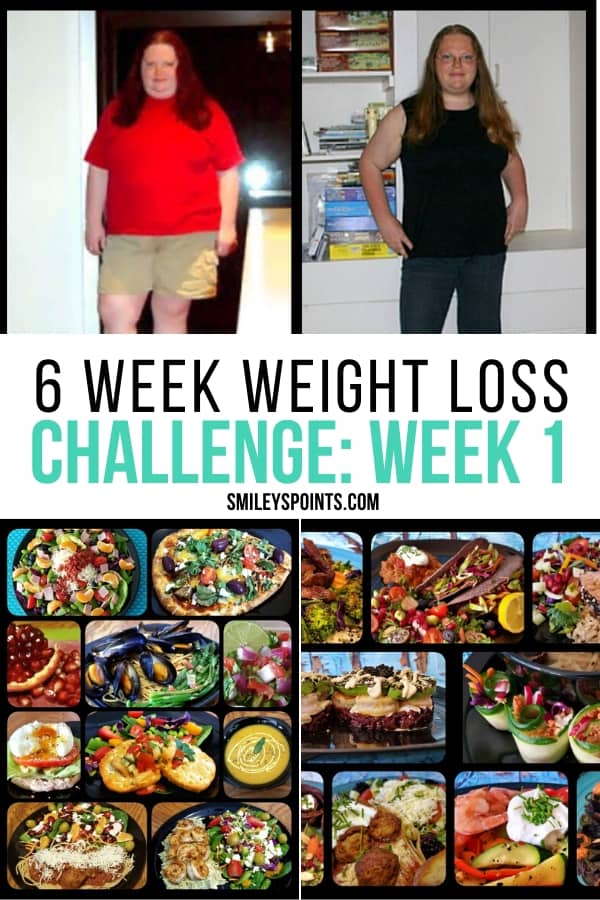 6 Week Weight Loss Challenge Week 1 With Dumpy to Diva Smiley's Points
