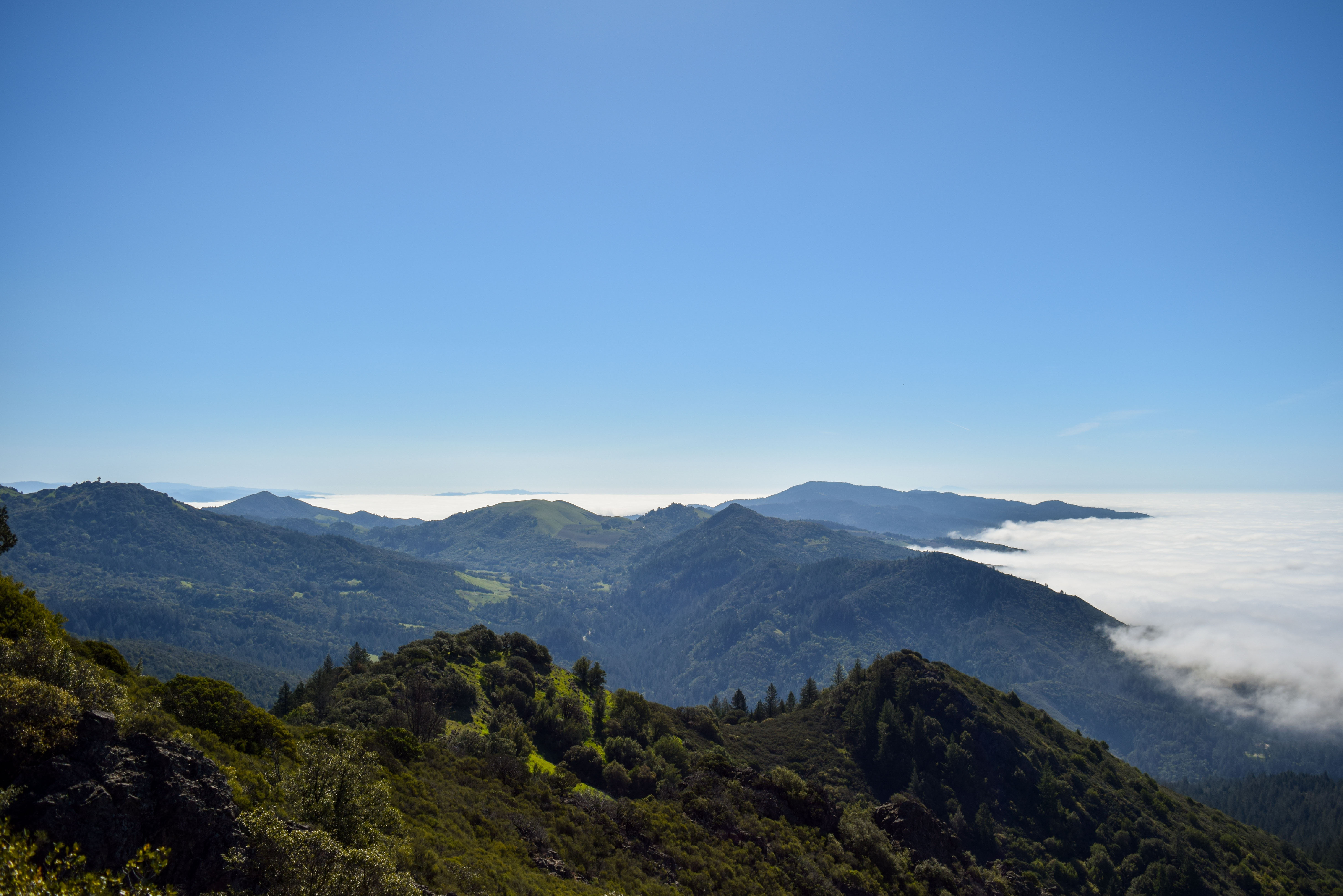 Gunsight Rock from Los Alamos Hood Mountain Smiling In Sonoma