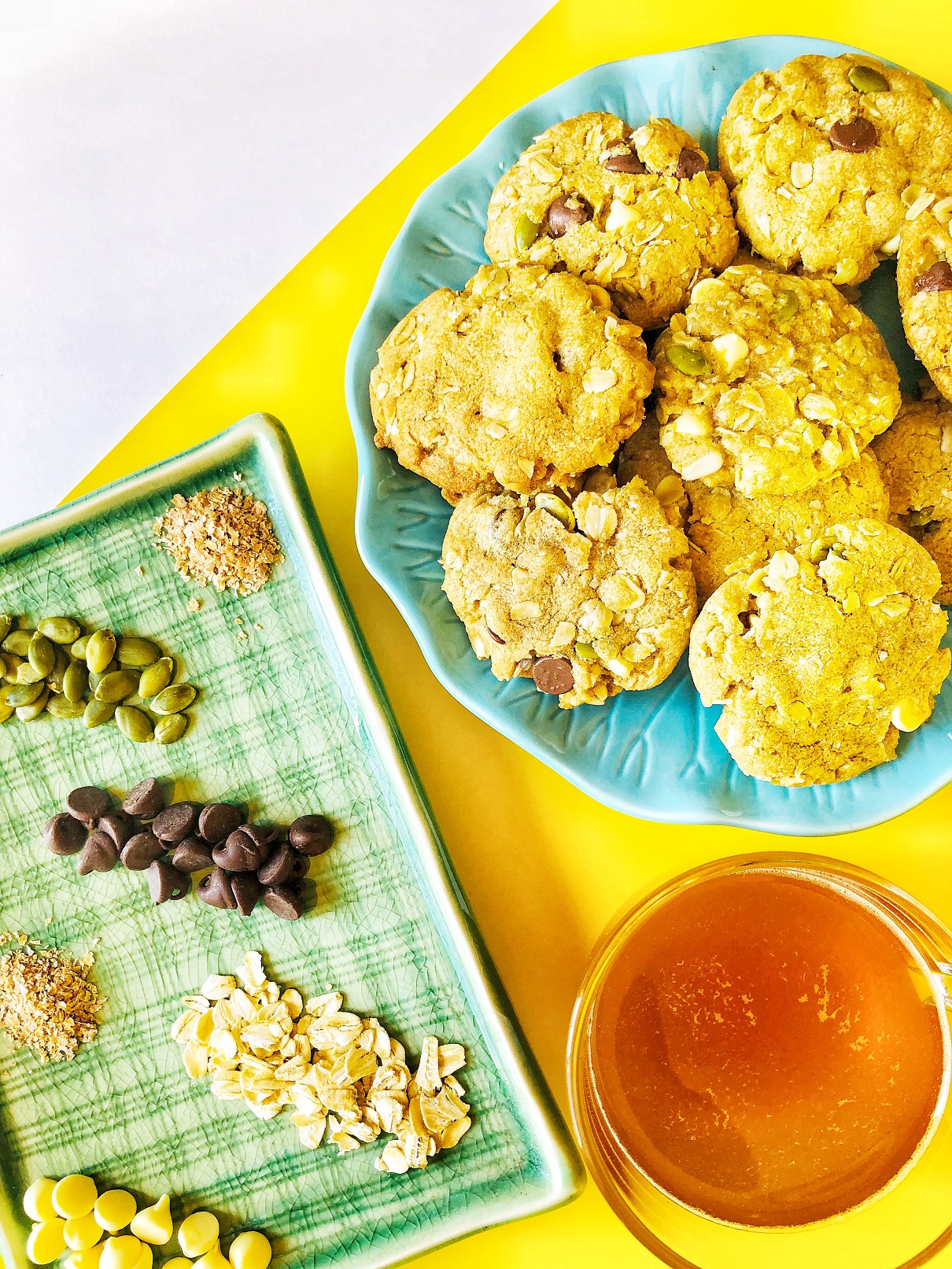 Healthy Brown & White Chocolate chip Cookies Smitha's Bake Love