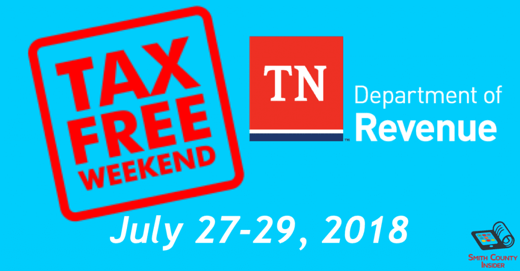 Shop tax free in Tennessee the last weekend of July