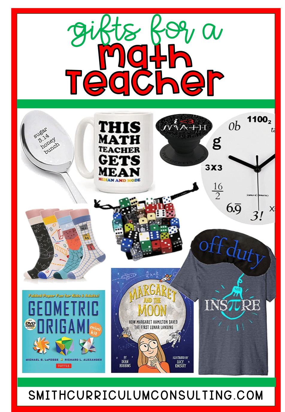 10 Nerdy and Quirky Math Teacher Gifts • Smith Curriculum and Consulting