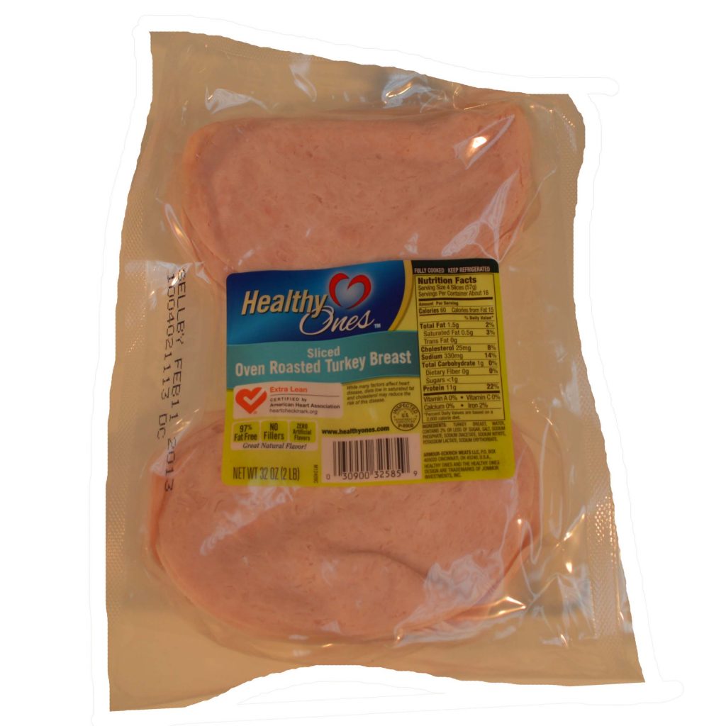 Smithfield Oven Roasted Sliced Turkey Breast, Healthy Ones, .50 oz