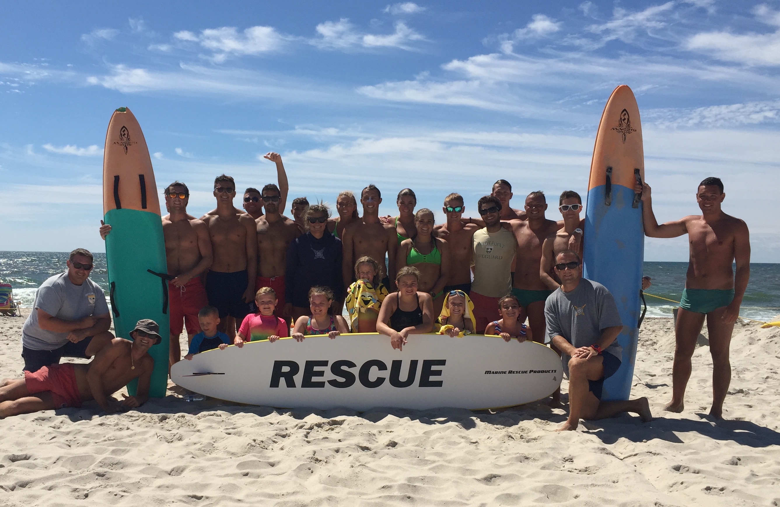 Junior Lifeguards final week Smith Point Lifeguards