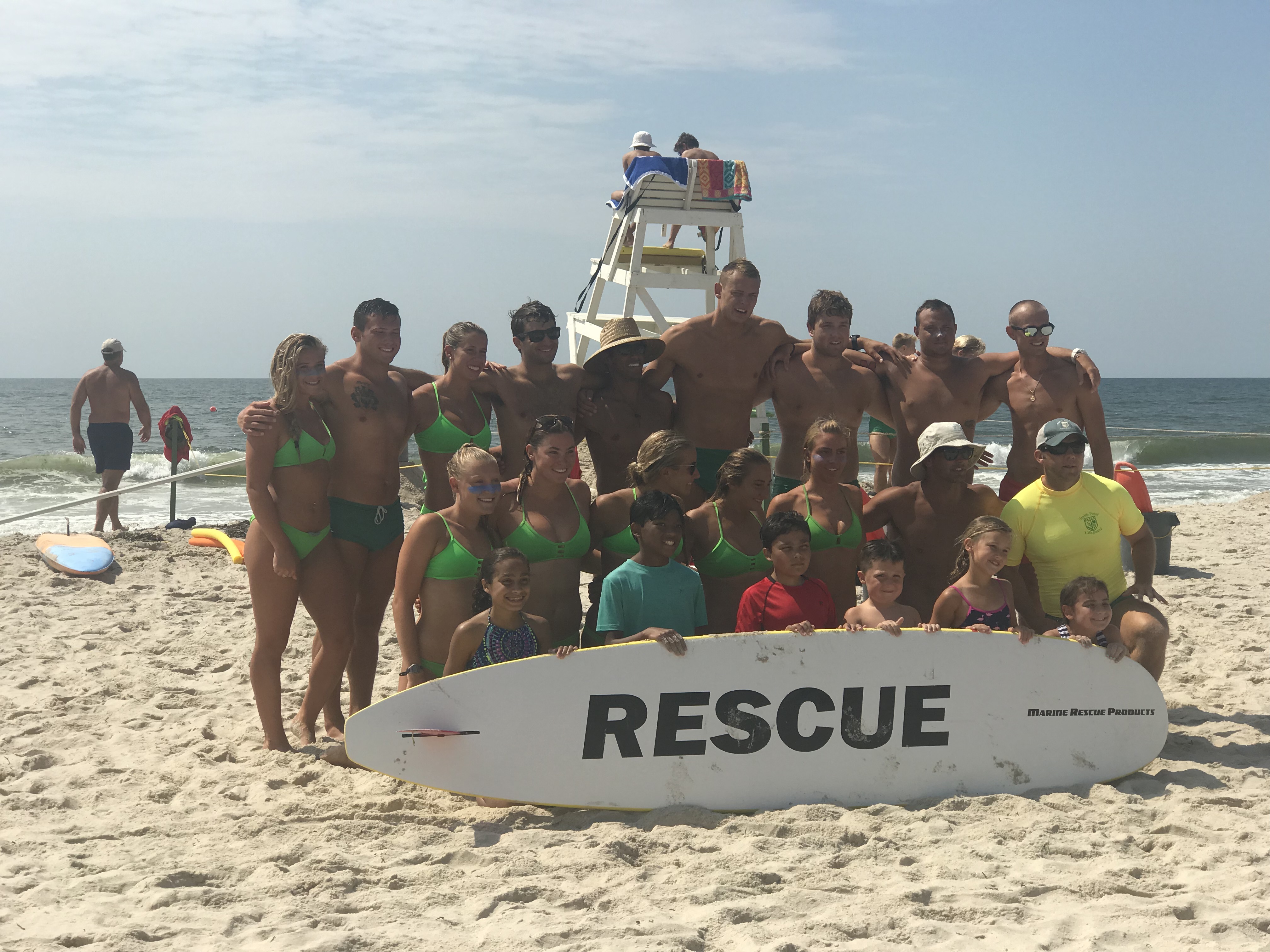 Junior Lifeguards final week Smith Point Lifeguards