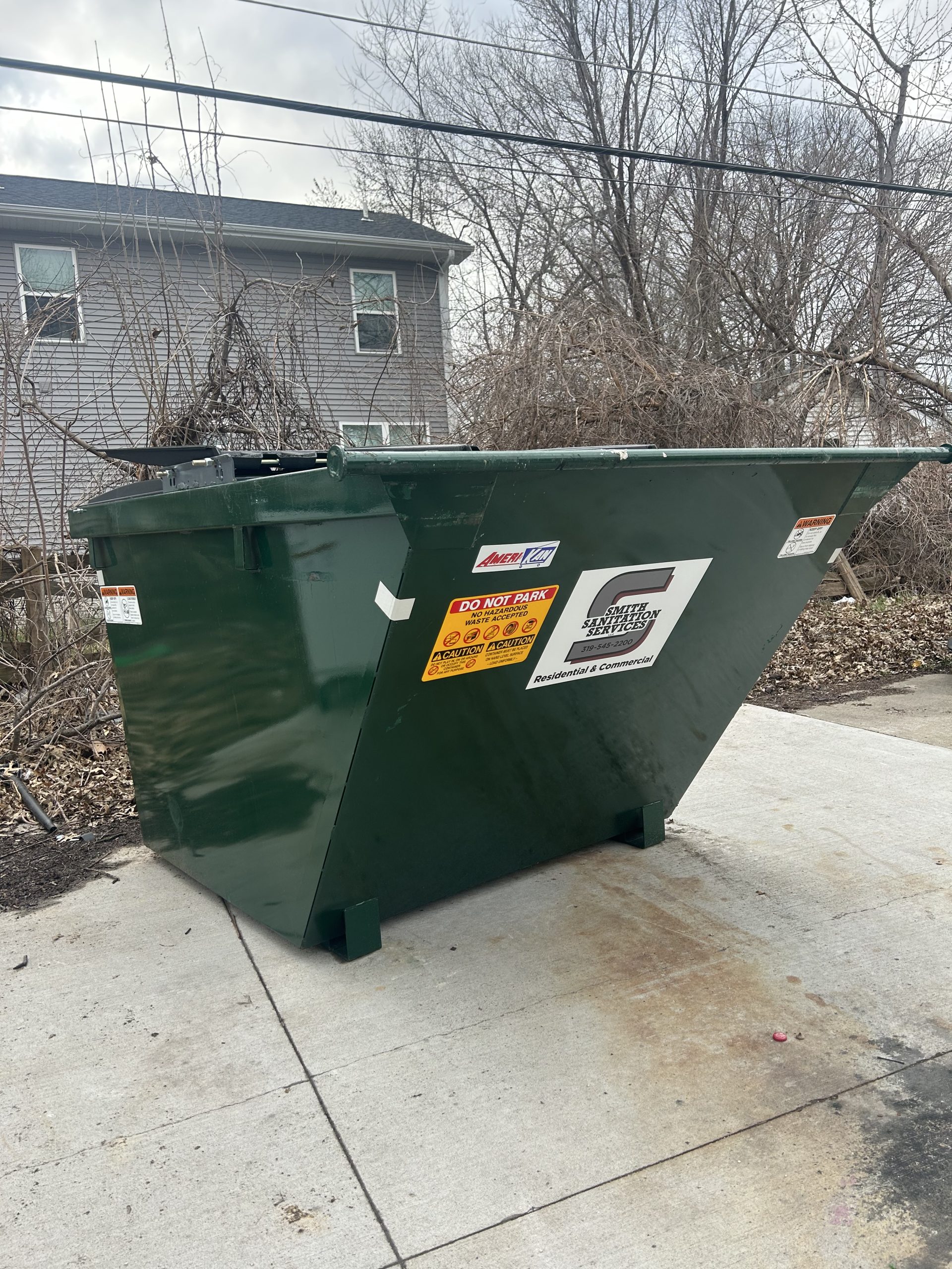 Commercial Dumpsters Smith Sanitation Services Johnson County, IA