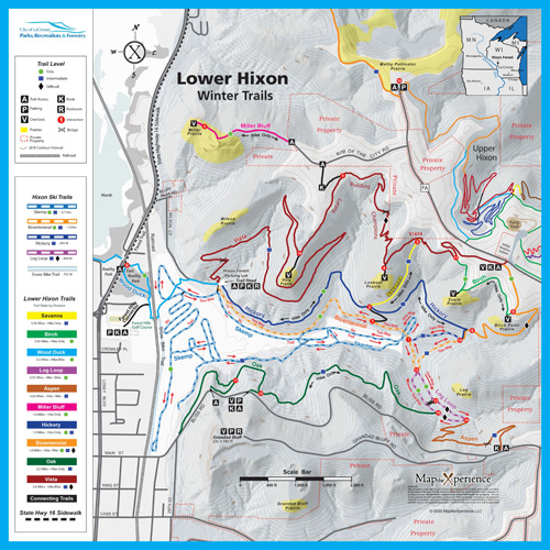 Winter Fatbiking Trails in La Crosse, Wisconsin