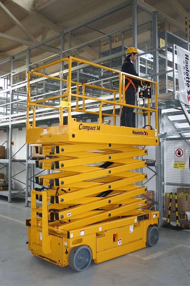 Haulotte Compact 14E (WH 14m) Scissor Lift Hire Smiths Hire