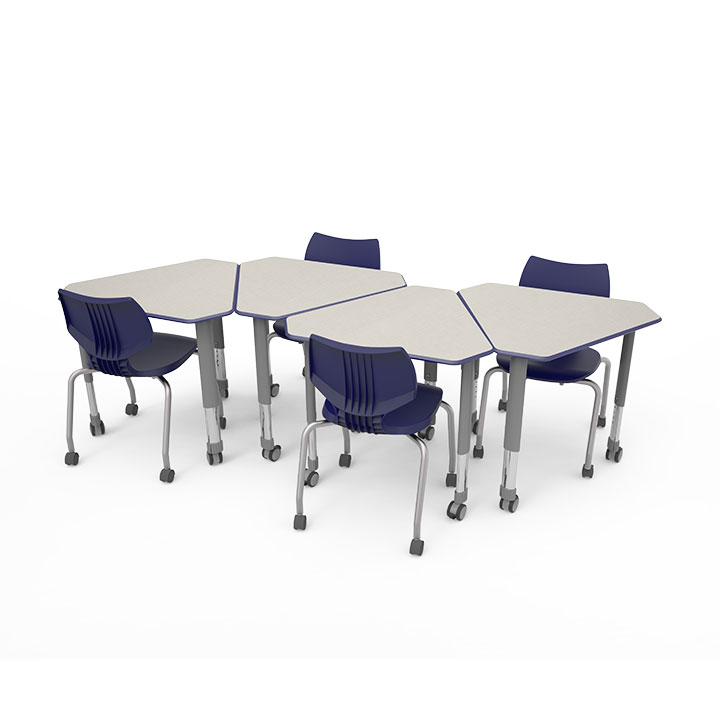 SingleStudent Diamond Desk Interchange Classroom Desks Smith System