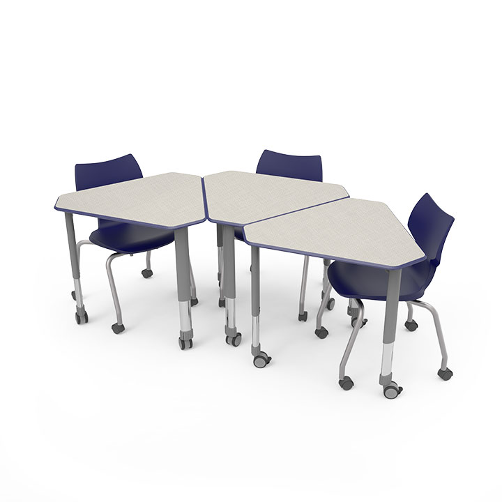 SingleStudent Diamond Desk Interchange Classroom Desks Smith System