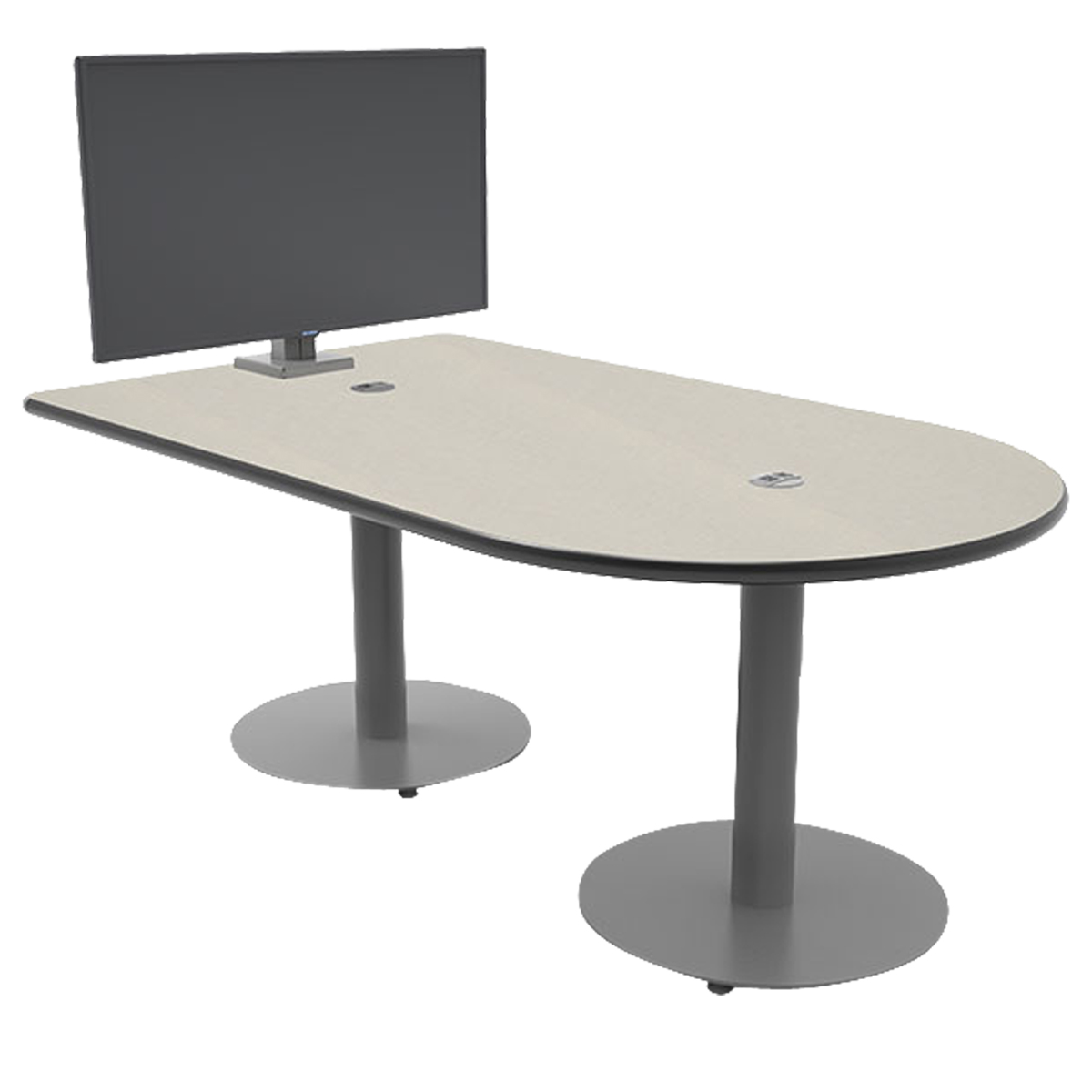 Collaboration cafe table Table with integrated TV Smith System