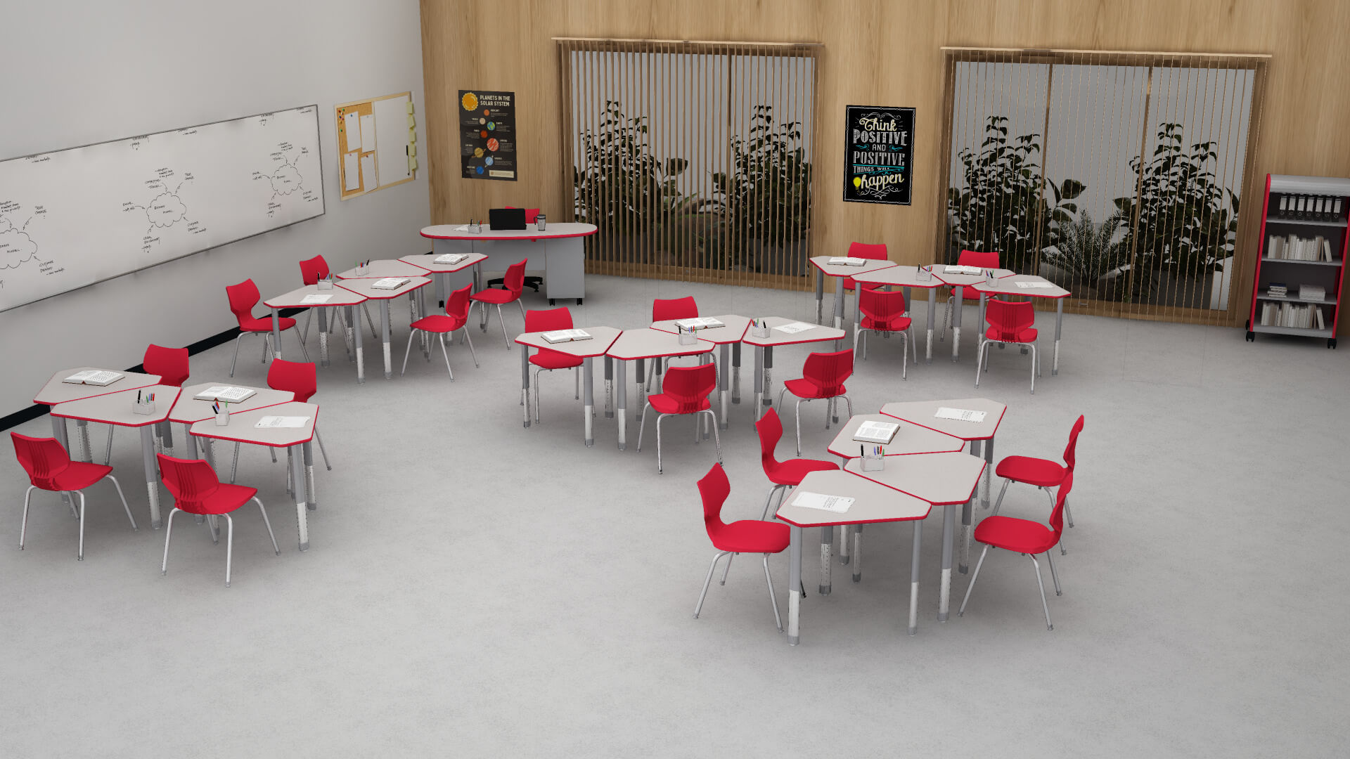 Design a Classroom Online School Layout Smith System