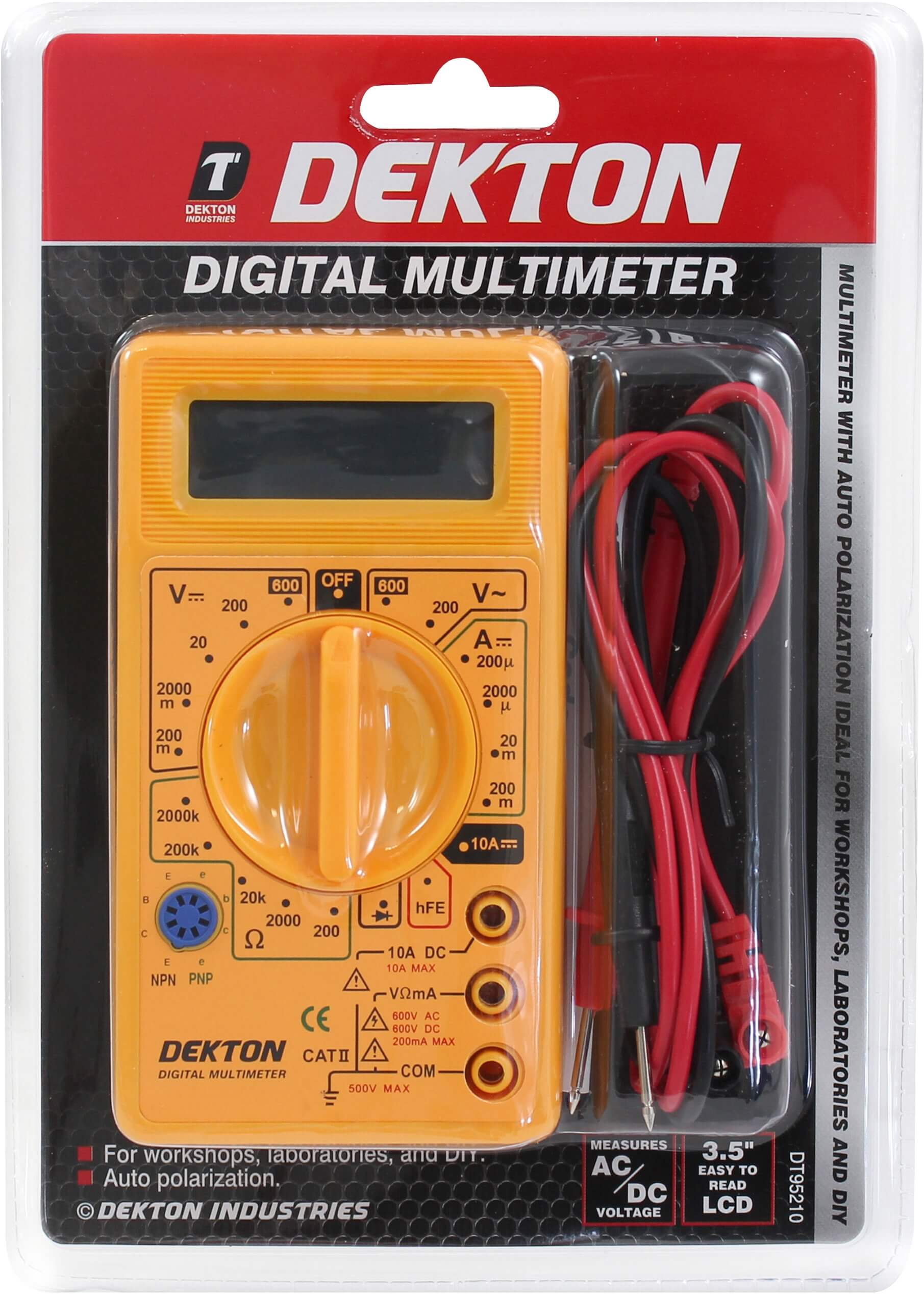 Smith Tools Warehouse DEKTON DIGITAL MULTIMETER