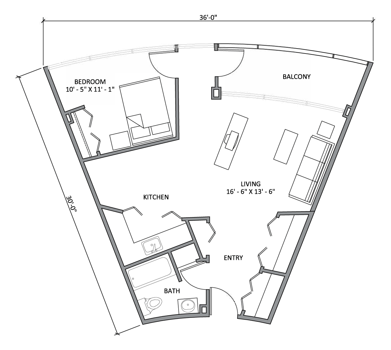 Floorplans Smith Tower Apartments