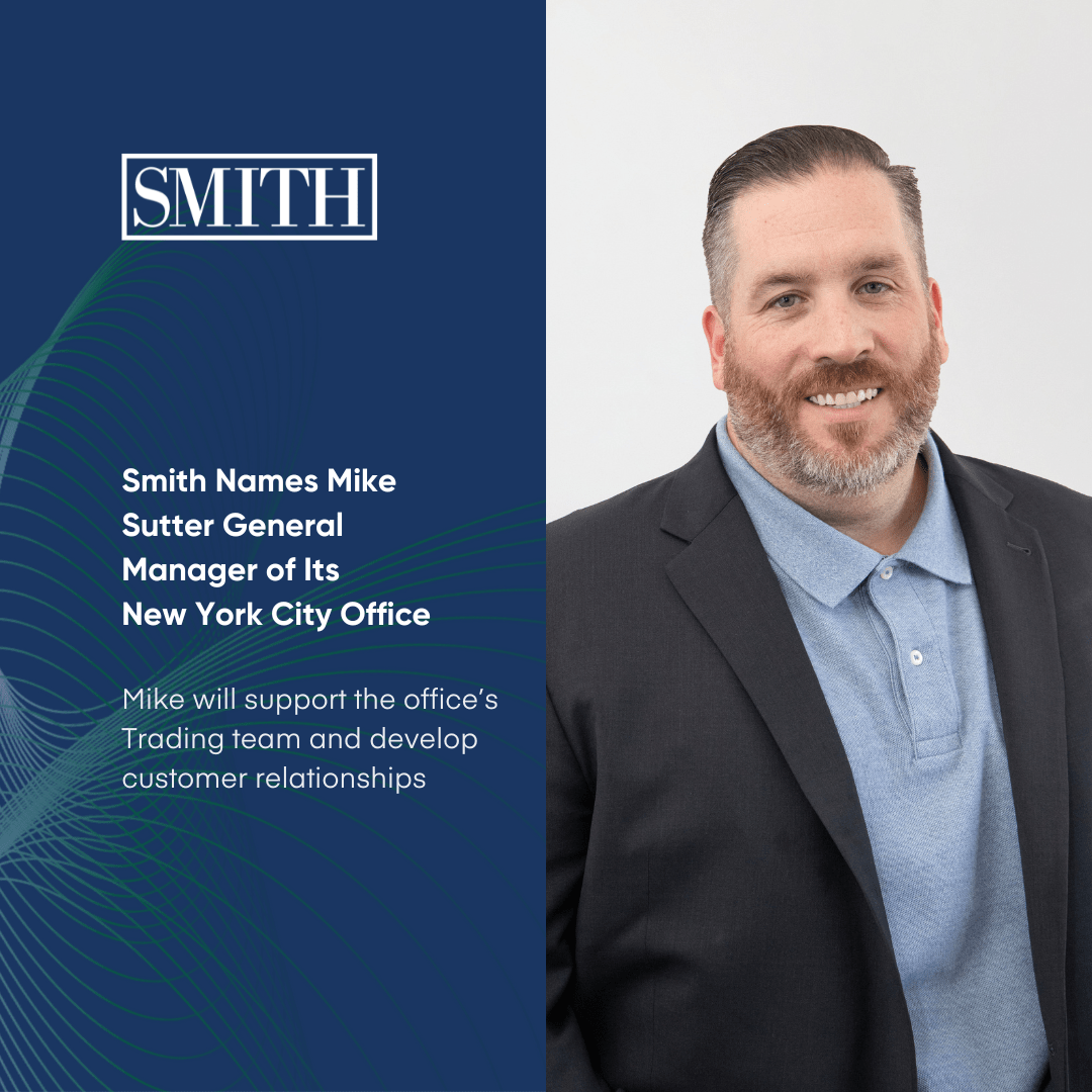 Smith Names Mike Sutter General Manager of Its New York City Office Smith