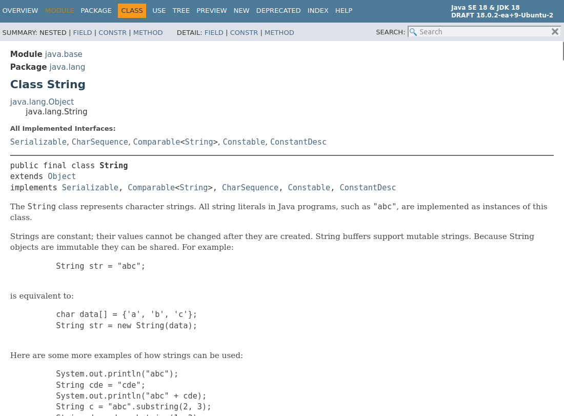 Dokumentation mit JavaDoc Programmieren 2 (PR2)