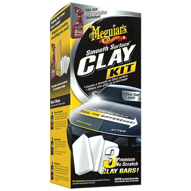 MEGUIARS G191700 SMOOTH SURFACE CLAY KIT 3 BARS Meguiar's Since 1901