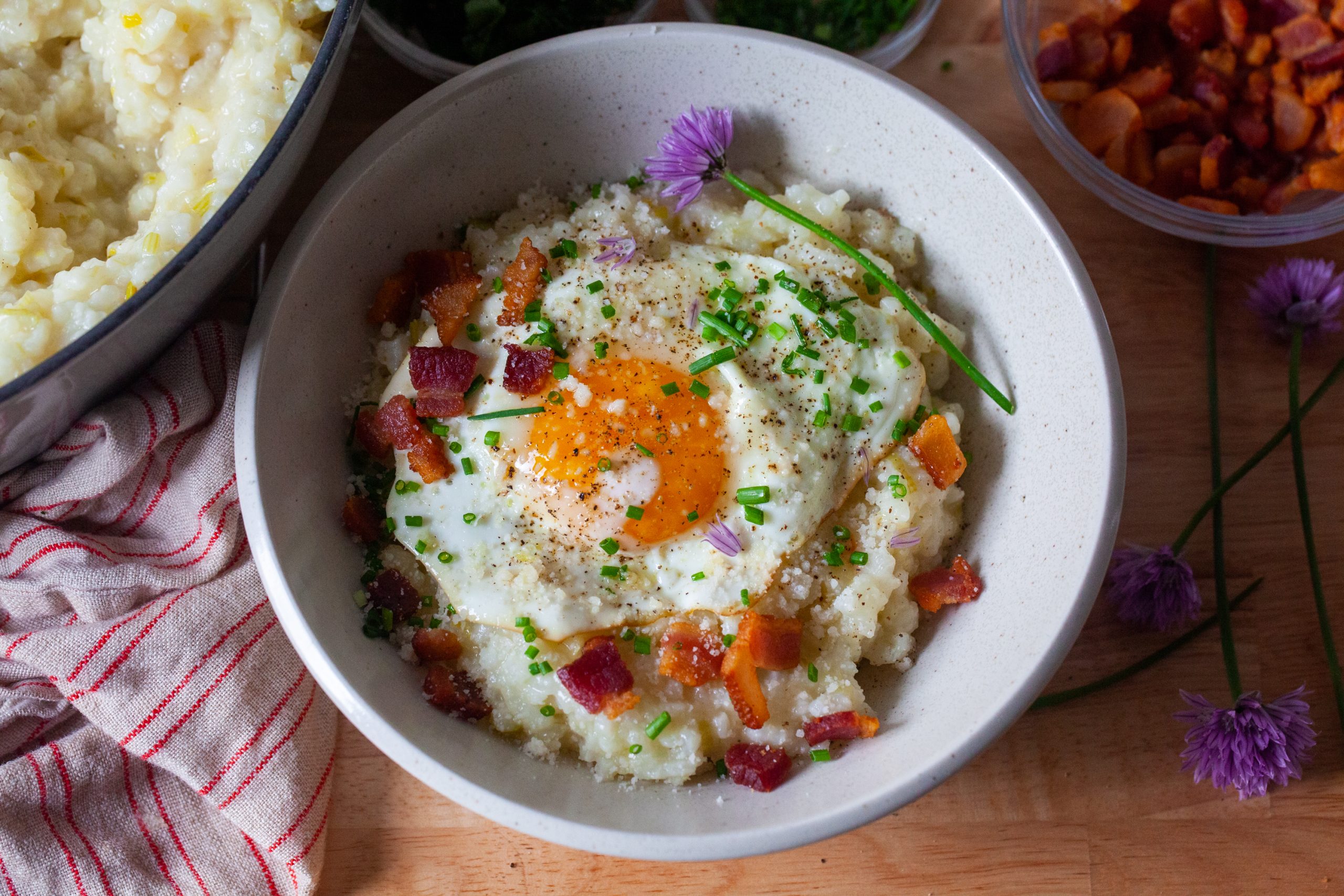 bacon, egg and leek risotto smitten kitchen