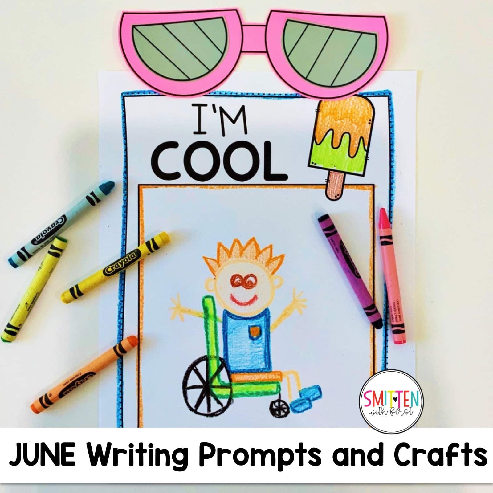 June+Summer+Writing+Activities+and+Crafts+for+Kindergarten+1st+Grade+
